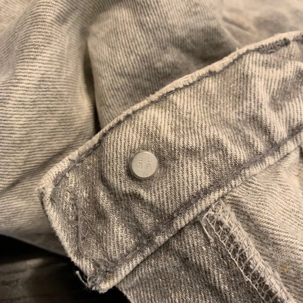 Vintage Levi's 550 Gray Acid Wash Jeans Made in USA W32 L32 Tapered Leg 80s 90s